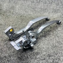 알루미늄 오토바이 브레이크 클러치 레버 크롬 핸들 바 부품 Suzuki DL 650 V-Strom GSXR750 GSX 600/750 KATANA GSF400 BANDIT