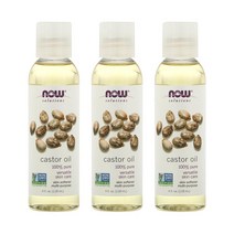 나우푸드 Now Foods 솔루션 피마자유 캐스터오일 473ml X 3통