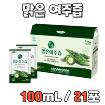 생생 맑은여주즙 100ml 100% 백퍼 백프로 여주 즙 맑은 자연 국내산 국산 한국산 비타민A 비타민C 비타민D 판매 차 티 음료 구매 구매법 판매 먹는 먹는방법 먹는법 제품, 100mL x 21포