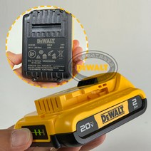 DeWALT 디웰트 전동 공구 배터리 18V 20V 4000mAH, 20V 2.0 Ah 리튬 배터리