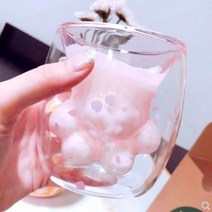 머그컵 이중 내열 유리 커피잔 인테리어 잔 카페 우유잔 뚜껑 빈티지머그 머그컵 내열컵, 미미미 쿠팡 홀로그램 퍼플, 미미미 쿠팡 본상품선택