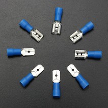 14-16AWG 15A 압착단자 터미널 블루 암20pcs 수20pcs