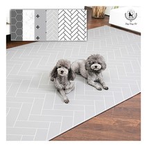[딩동펫] 애견 미끄럼방지매트 100% 방수매트 소형, 선택사항:크로스_소형_1200-1400