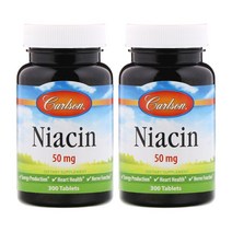 [핫딜][오늘출발][300정] 칼슨랩 칼슨랩스 나이아신 니아신 고함량 고농축 비타민B 비타민B3 비타민비 영양제, 300개입, 2개