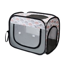 펫드라이룸 강아지 고양이 반려견 에어탱크 드라이기 개헤어 드라이어 블로우 박스 접이식 휴대용 애완 동, 02 gray_01 M