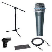 Shure Beta 57a Microphone Bundle with Mic Boom Stand and XLR Cable null, 1, Shure Beta 57a Microphone Bund