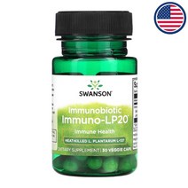 스완슨 이뮨바이오틱 이뮤노 LP20 50mg 락토바실러스플란타럼 이뮨헬스 30식물성캡슐, 30개