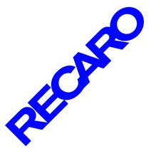 RECARO 레카로 튜닝 데칼 차량용 스티커, 대, 블랙