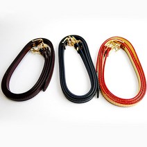 가죽 가방 끈, 다크브라운-30cm손목스크랩