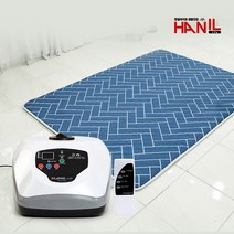 한일생활건강 리모컨 온수매트 네이비 HL-0022, 더블(150 x 200 cm)