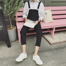 남자 점프수트 멜빵바지 일체형 슈트 작업복 스트릿 조거 정비공 와이드