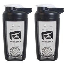 플렉스바디 헬스 물통 물병 쉐이크통 쉐이커 보틀 단백질 프로틴 700ml 2P, 블랙2P