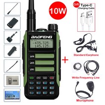 2023 UV-16 Max IP68 방수 무전기 이중 힘 CB 라디오 Vhf Uhf 장거리 양방향