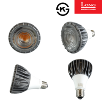 코스모스 롱엘이디 LED PAR30 30W 집중형 COB타입 KS 인증 전구 레일조명 카페조명 최강 밝기, 전구색 (3000K)