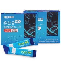 희창 유산균케어 프로바이오텍스 프락토올리고당 프리바이오틱스 식이섬유 스틱형유산균 장건강 생유산균 쾌변 장유산균 장청소 30포*2박스, 60g, 8box