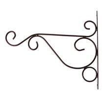 벽에 장착 된 후크 꽃 스탠드 장식 벽 매달려 바구니 브래킷 간단한 플로, 청동