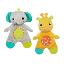 브라이트스타트 부스럭 치발기인형 유모차 장난감, 랜덤 발송