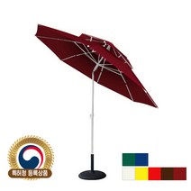 드림레저 FRP 틸트 파라솔 2300 (받침대 별매), 와인레드