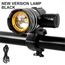 T6 LED USB 라인 후면 조명 조절 가능한 자전거 라이트 2000 루멘 3 모드 줌 전면 헤드 라이트 램프, NEW VERSION LAMP A