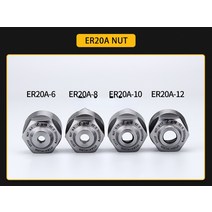 ER20A 콜릿 조각 기계 용 척 너트 진흙 방지 CNC 공구 홀더 스핀들 고정밀, 01 ER20A-6mm