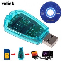 고속 휴대용 블루 Usb Sim 카드 리더 복사/cloner/writer/백업 키트 Gsm Cdma Sms 백업 Cd 디스크 전화