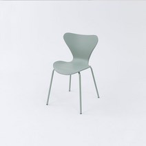 가구앤하우스 줄리엣 플라스틱 디자인 업소용 카페 식당 식탁 의자 (8colours), 그린, 1개