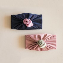 [놋담] 실크양면 보자기 선물포장, 색상:핑크&네이비, 상세 설명 참조