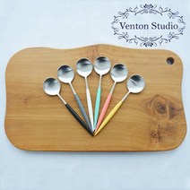 벤톤스튜디오 드블랑 실버 디저트 스푼, 상세설명 참조, 01_블랙