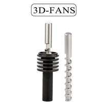 [해외] 8mm x 82mm 세라믹 머드 파우더 압출기 마이크로 스크류 인후 피드로드 피드로드 3d 프린터 액세서리, Cylinder