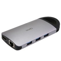 USB-C 허브 Opro9 8-in-1 Type-C USB 3.0 포트 3개 4K HDMI 전원 공급 SD/TF 카드 리더기 및 이더넷 맥 프로 기타 타입-C 노트북용 휴