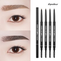 딥오데르 1+1 드로잉 쏘 심플 아이브로우 1.6mm 슬림오토 펜슬, 1+1 아이브로우 3호 다크 브라운, 1개
