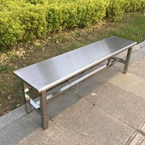 스테인레스 벤치의자 야외 벤치소파 공원의자, 100x35 x 45