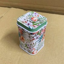 서랍형 보이차 보관함 보이차봉투지퍼백런던 스타일 미니 수납함 1 개 주석 캔 금속 이쑤시개 은행 비스킷, 24 Beige