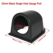 유면계 유량계 AD 52MM 2 인치 오일 압력 게이지 0-7 Bar 오일 압력 미터 12V 가솔린 엔진 자동차용 1/8NP, 02 Gauge Holder