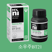 일동제약 마이니 종합영양제 활력 멀티맨 60정 (30일분)x1박스, 종합비타민 활력 멀티맨 60정 (30일분)x1박스, 1개