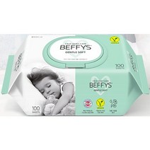 베피스 아기 물티슈 젠틀 소프트 캡형 물티슈 100매 10팩, 31팩