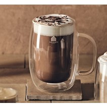 까사무띠 이중 컵 이중 내열 유리컵 홈카페 4종 2P set, 더치(300ml)2P