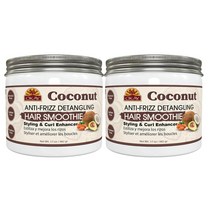 Okay Coconut Hair Smoothie 오케이 코코넛 안티 프리즈 디팅글링 헤어 스무디 마스크 17 fl oz 503ml 2팩