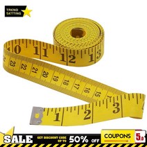 줄자 커팅 철자 300 Cm 120 인치 휴대용 소프트 PVC 테이프 3m 가죽 눈금자 신체 높이 측정 개폐식 분석 도구, 01 3M