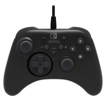 HORI Nintendo 닌텐도 Switch 호리패드 유선 컨트롤러 정식 라이선스 제품 가성비 추천 미국직구, Black
