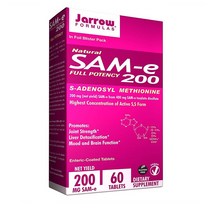 자로우 포뮬러스 내추럴 Sam E 200 풀 포텐시 Mg Jarrow Formulas Natural Full 60정