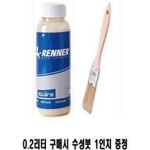 [RENNER] 레너바니쉬(무광 반광 유광)실내용바니쉬 200ml (수성붓 증정), 무광