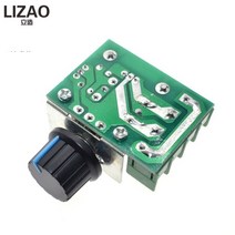 AC 220V 2000W SCR 전압 조정기 디밍 조광기 모터 속도 컨트롤러 온도 조절기 전자 모듈, 한개옵션0