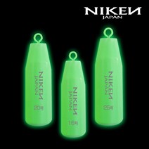 니켄 스틱 야광봉돌 국산 친환경 싱커 주꾸미 갑오징어 문어, 20호(4개입), 1개