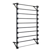원단 벽지 벽면 걸이 행거 시트 샘플원단 정리 작업대, 공식 규격, 가로대 80x160x20 검정색 13층