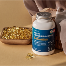 원데이코어 온가족용 미니 알티지오메가3 비타민D 500mg x 180정 혈중 중성지질 혈행 눈 개선 영양제, 2개