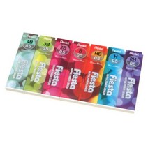아트박스/제이펜즈 펜텔 Fiesta 하이폴리머 샤프심-0.5mm(7종), H