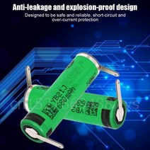 배터리 호환 소니 14500 US14500VR2 3.7V 680mAh 리튬 이온 충전식 면도기 전기 칫솔 헤어 클리퍼 용접, 01 1PCS_01 3.7 볼트, 01 1PCS_01 3.7 볼트