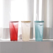 빨대컵 텀블러 670ml 로고 문구 인쇄 각인 단체주문, 핑크