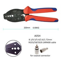 동축 케이블 압착 도구 rg58 rg59 rg6 lmr400 케이블 커넥터 압착 단자 smabnc 압착 플라이어, ly-05h